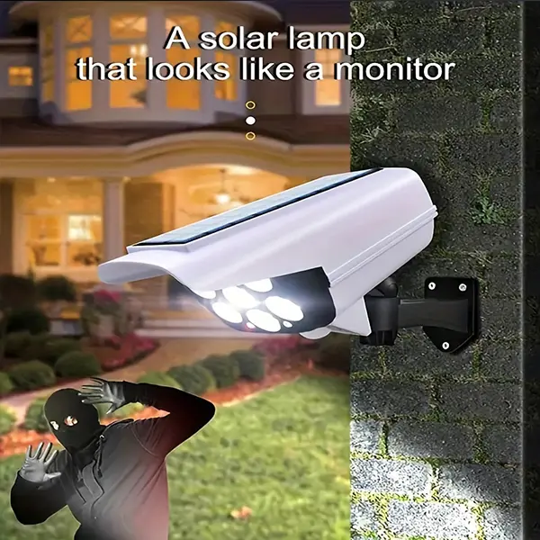 1:1 Fake Security Camera Light ️ Solar Powered